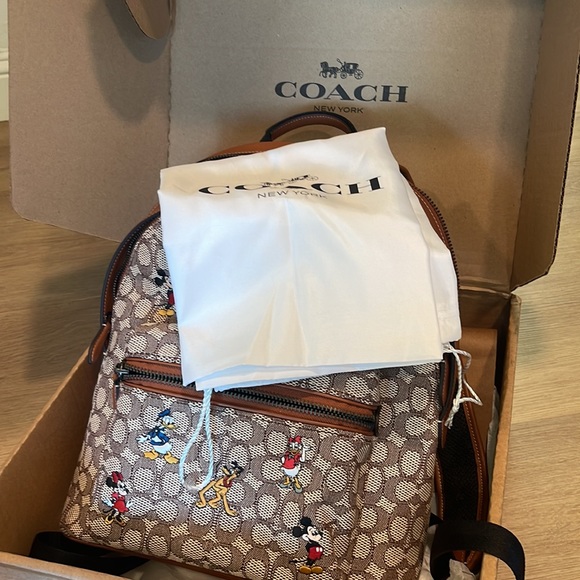 NWT Disney x Coach back pack Disney collaboration themed.  This sold out quickly - Picture 5 of 7